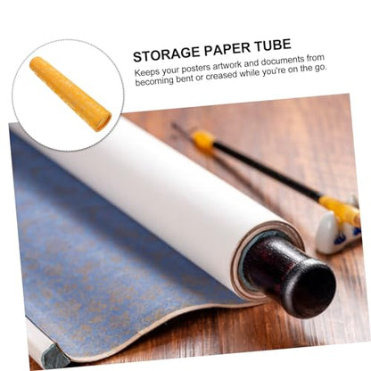 KOCKSHION Telescoping Poster Tube 13.93In Extendable Drafting Storage Case for Artwork Scrolls Calligraphy Paintings Carrying