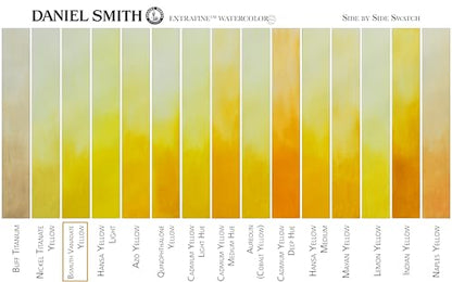 Daniel Smith Extra Fine Watercolor Paint, 15ml Tube, Bismuth Vanadate Yellow, 284600154 - color: Bismuth Vanadate Yellow