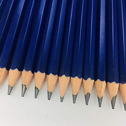 XDT#6B Drawing Pencils 24 Piece Set, Pro Art Graphite Sketching&Shading Supplies, Ideal For Kid Beginner Student Adults Artist - color: 6B 26 Pc Set
