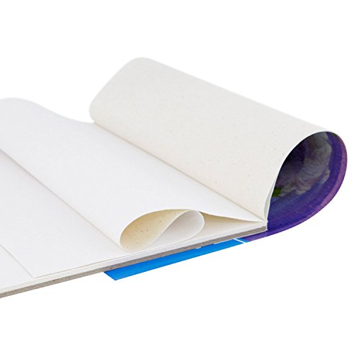 U.S. Art Supply 16" x 20" 10-Sheet 8-Ounce Triple Primed Acid-Free Canvas Paper Pad (Pack of 2 Pads), Canvas Paper for Acrylic Painting