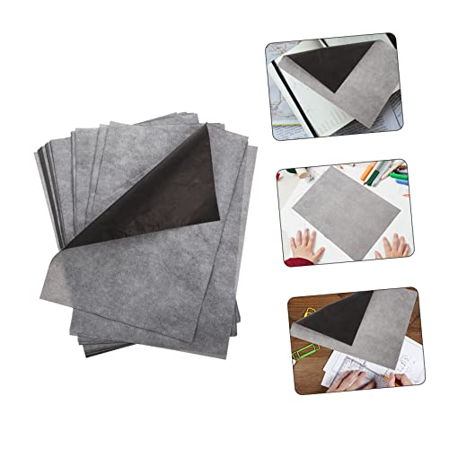Lurrose Graphite Transfer Tracing Paper A4 100 Sheets of Carbon Copy Paper for Art and Crafts for Sketching and DIY Projects