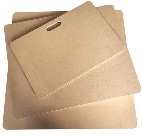 Clay Wedging Board with Built in Handle Portable Wooden Mat Clay Board for Clay Crafts Arts Making (22 x 22 Inch, 2 PCS) - style: 22 x 22 Inch
