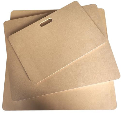 Clay Wedging Board with Built in Handle Portable Wooden Mat Clay Board for Clay Crafts Arts Making (18 x 22 Inch, 2 PCS) - style: 18 x 22 Inch