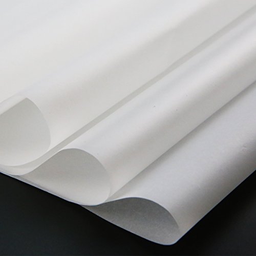 100 Pcs Carbon Transfer Paper Tracing Paper 11.7"×8.3" for Transfer Pattern on Wood, Paper, Canvas (White) - color: White