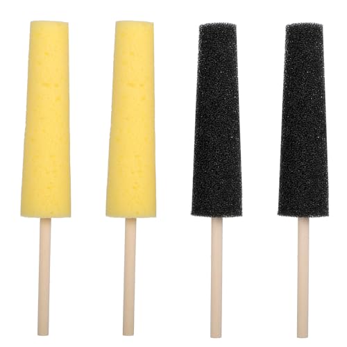 4pcs Pottery Sponge, Pottery Stick for Clay 2 Colors Burr Repair Ceramic Tools for Ceramic Throwing Trimming Shaping Carving Clay Projects