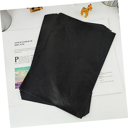 SEWACC 100 Sheets Graphite Carbon Paper Transfer Paper for Art Easy Design Transfer onto Multiple Surfaces