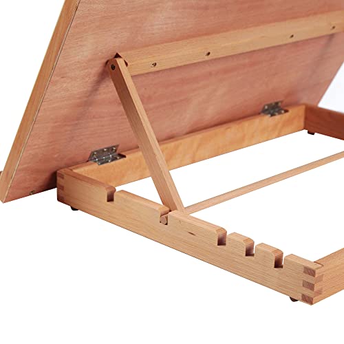 Falling in Art Large 5-Position Wood Drafting Table Easel Drawing and Sketching Board, 23 2/9 Inches by 16 1/2 Inches - style: 23 2/9 L * 16 1/2 W