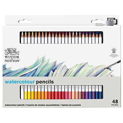 Winsor & Newton Studio Collection Artist Pencils, Watercolour Pencil Tin, 48 piece - style: 48 Waterclour Pencil Tin