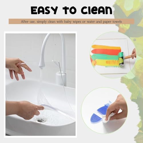 Gel Printing Plates(2-Pack), 5" X 7" Reusable Printmaking Supplies for Art for Making, Scrapbooking