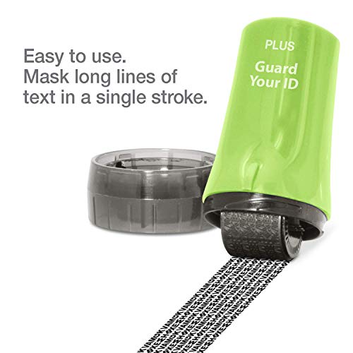 Guard Your ID Advanced Roller Identity Theft Prevention Security Stamp Green (38311) - color: Green, size: Regular