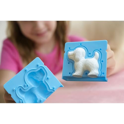 4M 3D Mould & Paint - Puppy Dogs Kit for Kids Ages 5+ - Create, Paint, and Decorate Adorable Puppy Figurines! - style: Puppy Dogs
