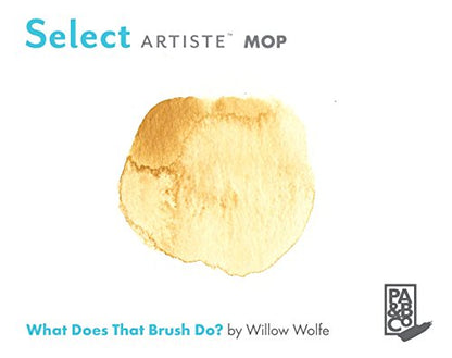 Select Natural Hair Brush-Lunar Mop 1/2 Inch