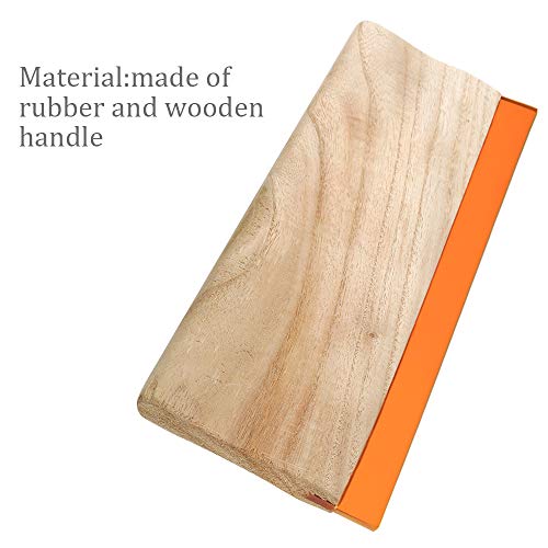 Caydo 3 Pieces 3 Sizes Screen Printing Squeegee, 75 Durometer Wooden Ink Scraper for Screen Printing Fabric, 5.9 Inch, 9.4 Inch and 13.7 Inch - size: 3Sizes