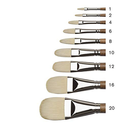 Winsor & Newton Artists' Oil Synthetic Brush, Filbert #2 - style: Filbert #2