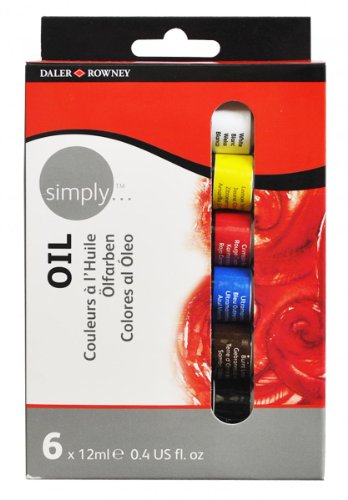 Daler Rowney 12ml Simply Oil Set (Pack of 6) - style: 6 Pack