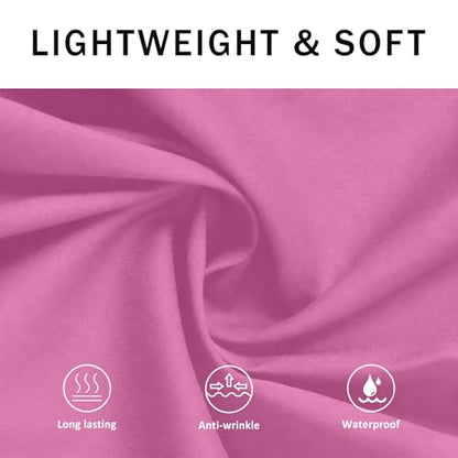 BOHARERS Pink Waitress Apron for Women with 3 Pockets - Durable Server Aprons for Restaurant Waterproof Oilproof - color: G-1 Pack Pink