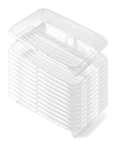 VOOMEY 12-Pack 18 Inch Disposable Paint Tray Liners, Deep-Well Paint Pan Liners for 18" Trays, Easy Clean & Quick Color Change (Fits VOOMEY 18 Inch Paint Trays Only) - size: 18 Inch Paint Tray Liners (12pcs)