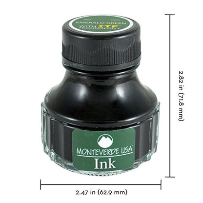 Monteverde USA Ink with ITF Technology, 90 ml Emerald Green (G308GN) - color: Emerald Green, style: 90ml
