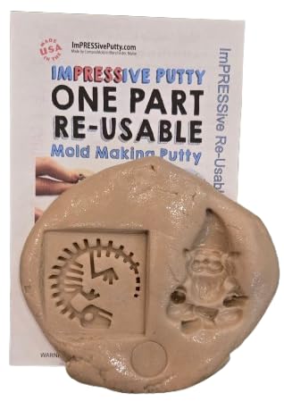 Impressive Re-Usable Mold Making Putty, 1 lb. - size: 16 oz (454 g)