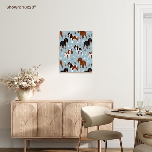 3dRose Museum Grade Canvas Wrap, Multicolor - size: 20"L x 16"W