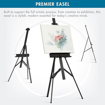 SD STUDIO DESIGNS Premier Easel - Black 41" W x 27" D x 57" H - style: 46.5"