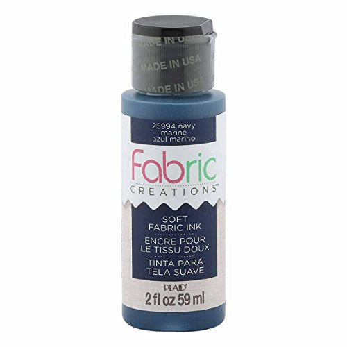 Fabric Creations Fabric Ink in Assorted Colors (2-Ounce), Navy Blue