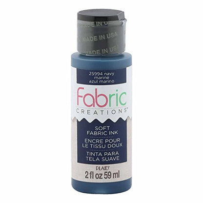 Fabric Creations Fabric Ink in Assorted Colors (2-Ounce), Navy Blue