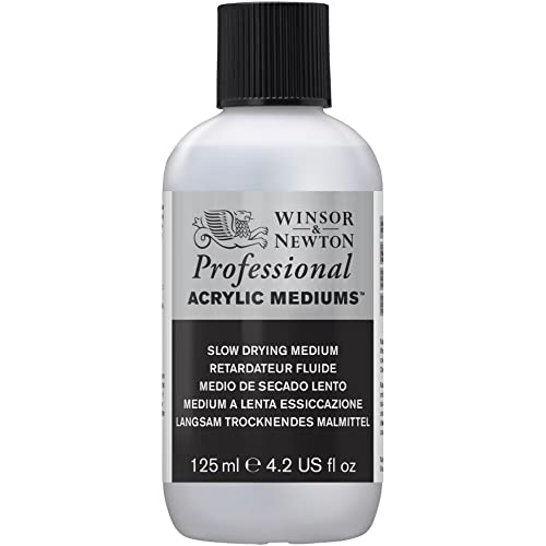 Winsor & Newton Professional Acrylic Medium, Slow Drying Medium, 125ml (4.2-oz) - color: Slow Drying Medium, style: 125ml (4.2-oz)