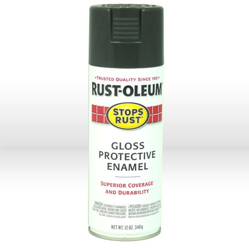 Rust-Oleum 7784830 Stops Rust Spray Paint, 12 oz, Gloss Charcoal Gray - color: Gloss Charcoal Gray, size: 12 Ounce (Pack of 1)