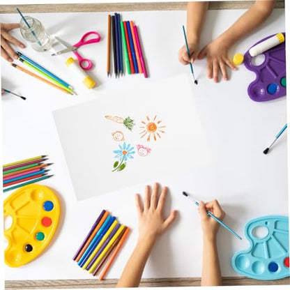 PLAFOPE 100sheets Blank Drawing Paper Pad Marker Pen Paper for Sketching Doodle Art Architectural Sketch Drafting Ink Resistant