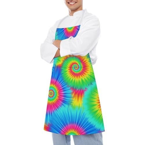 Cooking Apron for Adults with Pockets, Waterproof Oil Resistant Bib for Kitchen Restaurant BBQ Baking - color: Style (334)