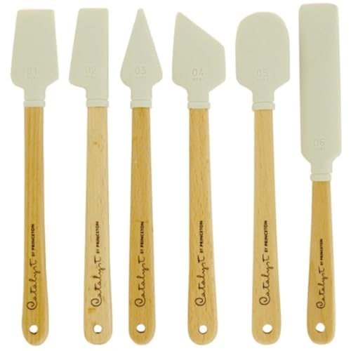 Hyatt's Princeton Artist Brush, Catalyst White Mini Blade, 6 Piece Set - size: Size Mini Blade, Set of 6