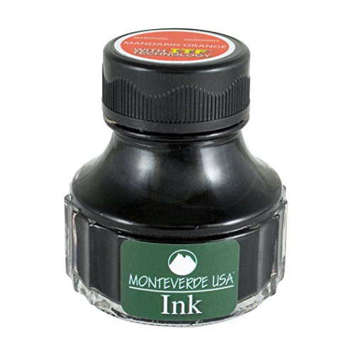 Monteverde USA Ink with ITF Technology, 90 ml Mandarin Orange (G308MO) | ITF formula supports smooth flow, lubrication, and rich color for everyday fountain pen writing. - color: Mandarin Orange, style: 90ml