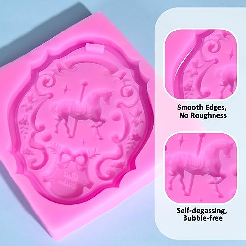 JDiction Silicone Mold Making Kit, 2.32lb(37oz) Super Elastic Liquid Silicone Rubber Fast Cure Soft Mold Making for Casting Resin, Candle, Soap Molds