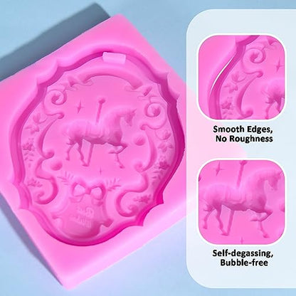JDiction Silicone Mold Making Kit, 2.32lb(37oz) Super Elastic Liquid Silicone Rubber Fast Cure Soft Mold Making for Casting Resin, Candle, Soap Molds