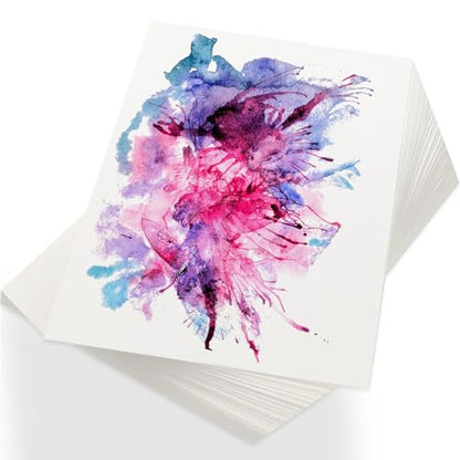 300 Sheets 5x7 Watercolor Paper Pad Cold Press Bulk Painting Paper - style: 5x7in-110LB/230GSM