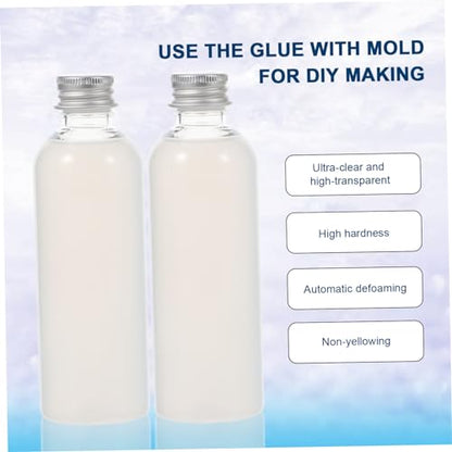 DOITOOL 600g Liquid Silicone Mold Making Kit Translucent Ab Glue for Unique Crafts Projects for Art Home Decor