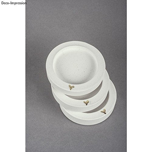 Rayher 3410302 Fine Casting Powder Raysin 100 for Crafts, Plaster of Paris for Modelling, White, 1 kg