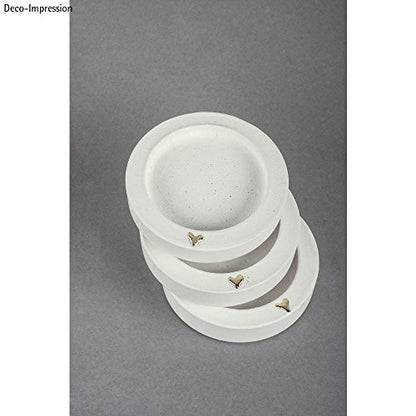 Rayher 3410302 Fine Casting Powder Raysin 100 for Crafts, Plaster of Paris for Modelling, White, 1 kg