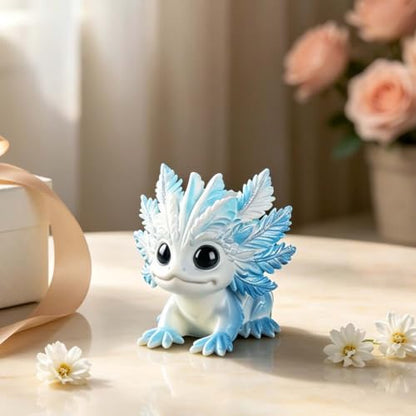 3D Cute Axolotl Silicone Mold, Salamander Walking Fish Candle Soap Making Mold, Flexible Epoxy Resin Casting Mold for DIY Aromatherapy Plaster, Fantasy Home Decor