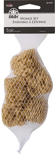 FolkArt Synthetic Sponge Set, Small, Brown - size: Small - Pack of 1
