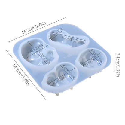 3D Dog Cat Silicone Molds for Resin Crafts Cartoon Pet Memorial Statue Epoxy Resin Molds Cute Animals Soap Mold Sleeping Cats Dogs Silicone Mold for DIY Pet Keepsakes Gummy Chocolate Candle Making