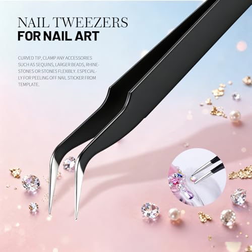 FANDAMEI Nail Art Tools, Nail Art Brushes With Nail Stand, Nail Design Tools, Nail Brushes For Nail Art, Nail Art Kit, Nail Holder For Painting Nails, Nail Liner Brushes, Nail Dotting Tool, Nail Tools