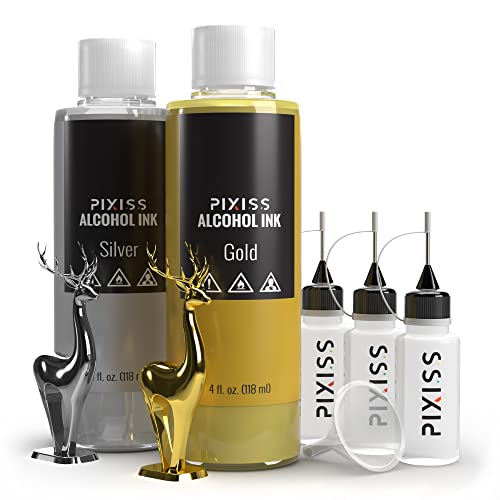 4oz Inks (4oz Silver & Gold) - color: 4oz Silver & Gold