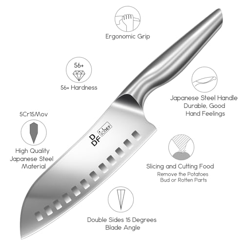 DDF iohEF Kitchen Knife Set, 4 Piece Professional Ultra Sharp Knives Set, Japanese High Carbon Stainless Steel Chef Knife Set for Home and Kitchen - color: 4PCS Kitchen Knives
