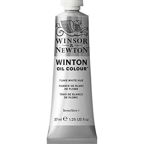 Winton Winsor & Newton Oil Colour 37ml Flake White Hue, Paint, 4.2 x 2.5 x 10.4 cm - color: Flake White Hue, size: 4.2 x 2.5 x 10.4 cm