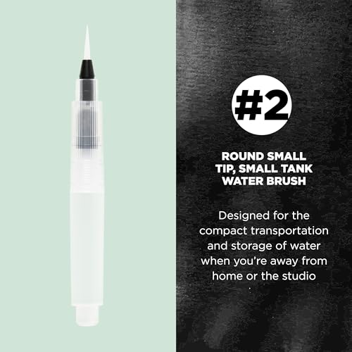 SAKURA 38550 4-ml Tank Koi Water Color Brush, Small - color: Clear, size: 4 ml