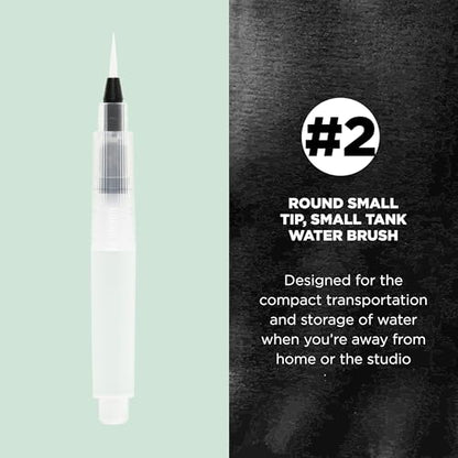 SAKURA 38550 4-ml Tank Koi Water Color Brush, Small - color: Clear, size: 4 ml