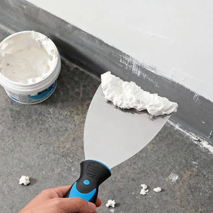 6 Pack Putty Knife Set – Stainless Steel Spackle & Paint Scrapers (1", 1.5", 2", 3", 4", 5") | Flexible Metal Scraper Tools for Drywall Repair, Wallpaper Removal, Plaster & Adhesive