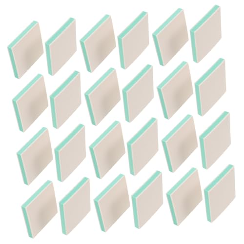 PACKOVE 24pcs Soft Linoleum Carving Blocks for Stamp Making with Smooth Cutting and Simple Stamp Creation Square TPR Printmaking Supplies and School Art Projects